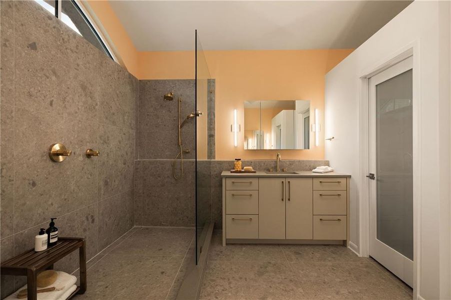 Furnished interior view inside a new home in , Atlanta (Image 5).