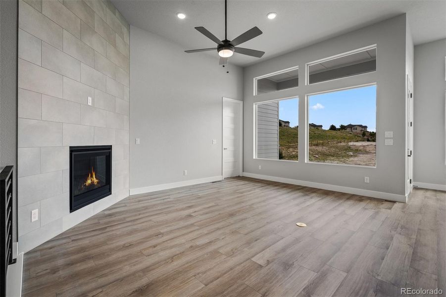 Spacious, unfurnished interior of a new home in Cloverleaf – Mountainview Collection, Monument (Image 22).