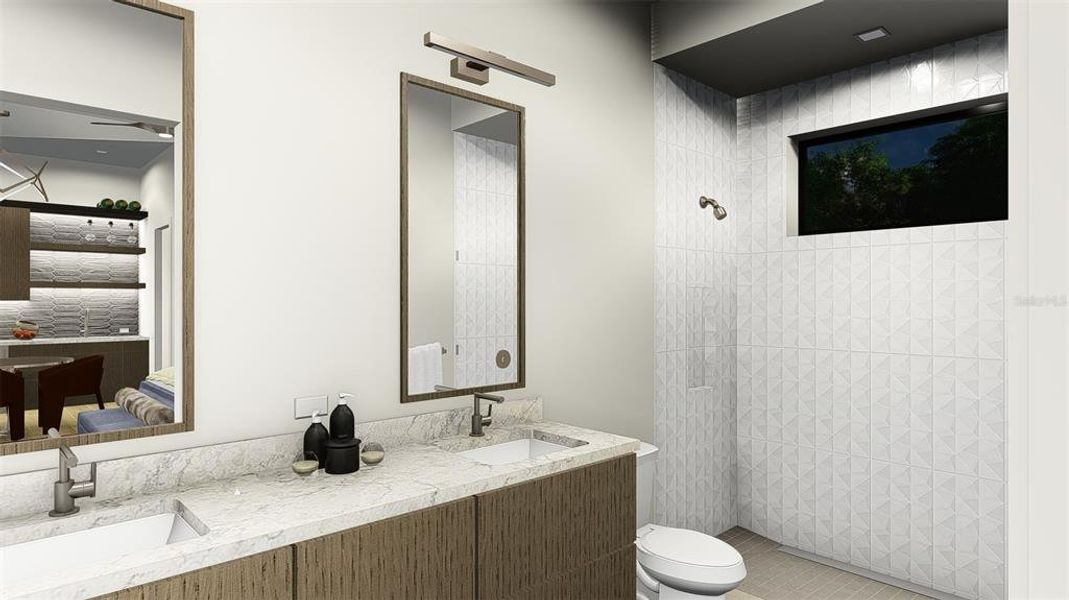 Furnished interior view inside a new home in , Fort Myers (Image 52).