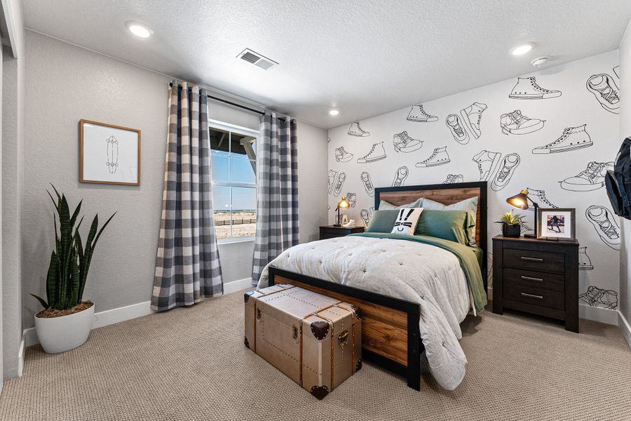 Representative furnished interior of a home built from the Windsor by Taylor Morrison in Macanta City Collection, Castle Rock (Image 38).