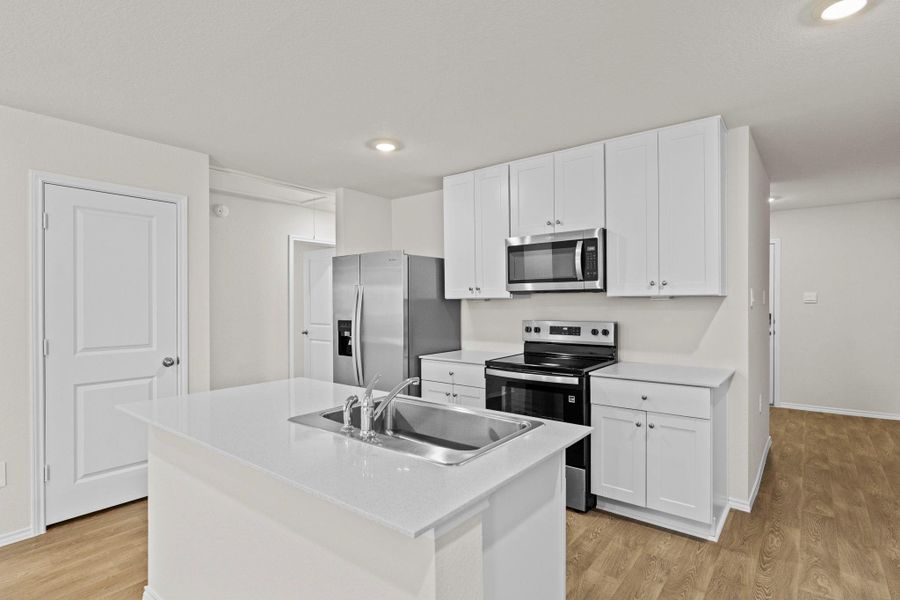 Furnished interior view inside a new home in Ladera, Luling (Image 9). Furnished interior view inside a new home in Ladera, Luling (Image 9).