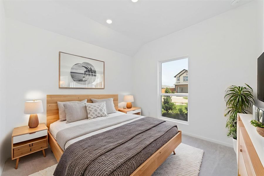 Furnished interior view inside a new home in , Katy (Image 5).