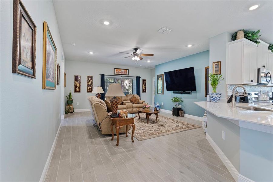 Furnished interior view inside a new home in Grand Park North, Dunnellon (Image 41).