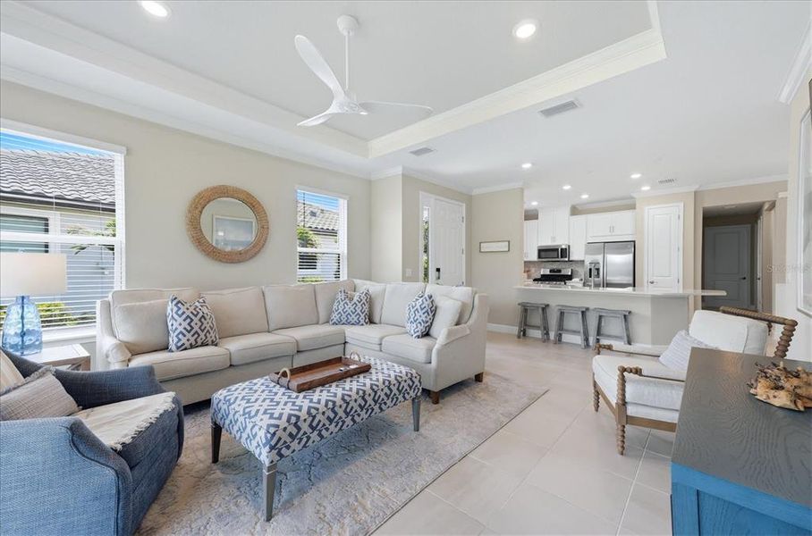 Furnished interior view inside a new home in , Sarasota (Image 11). Furnished interior view inside a new home in , Sarasota (Image 11).