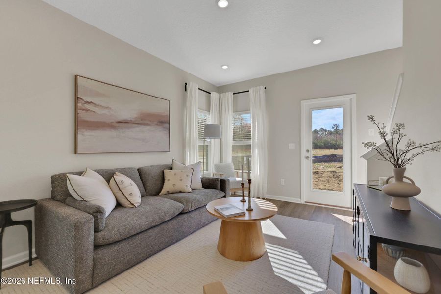 Furnished interior view inside a new home in , Jacksonville (Image 16).