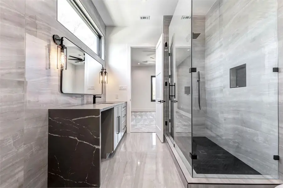 Furnished interior view inside a new home in , Houston (Image 10).