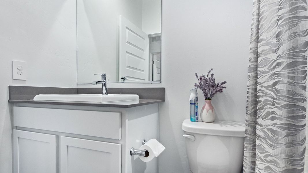 Representative furnished interior of a home built from the Citrine - Plan 5042 by D.R. Horton in Tortolita Trails, Marana (Image 18).