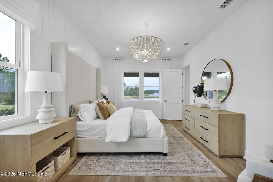 Furnished interior view inside a new home in Westerly Park at Wildlight, Yulee (Image 9).