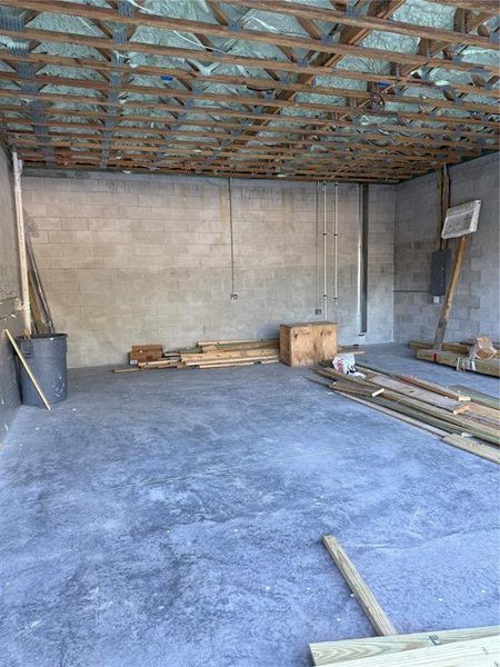 In-progress construction of a new home in , Sarasota, FL (Image 2).