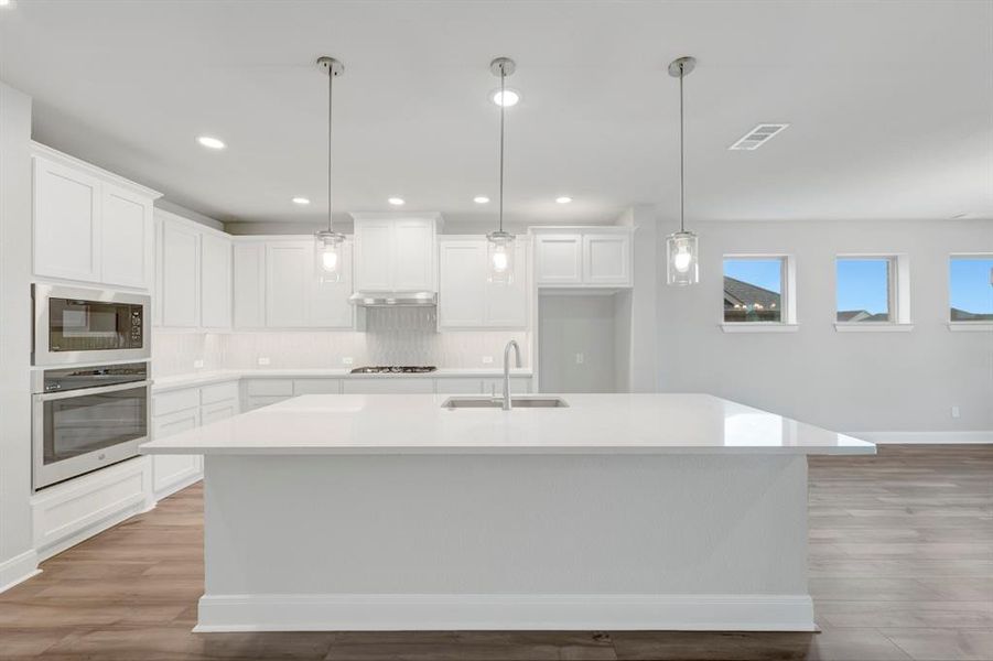 Furnished interior view inside a new home in Treeline, Justin (Image 9). Furnished interior view inside a new home in Treeline, Justin (Image 9).