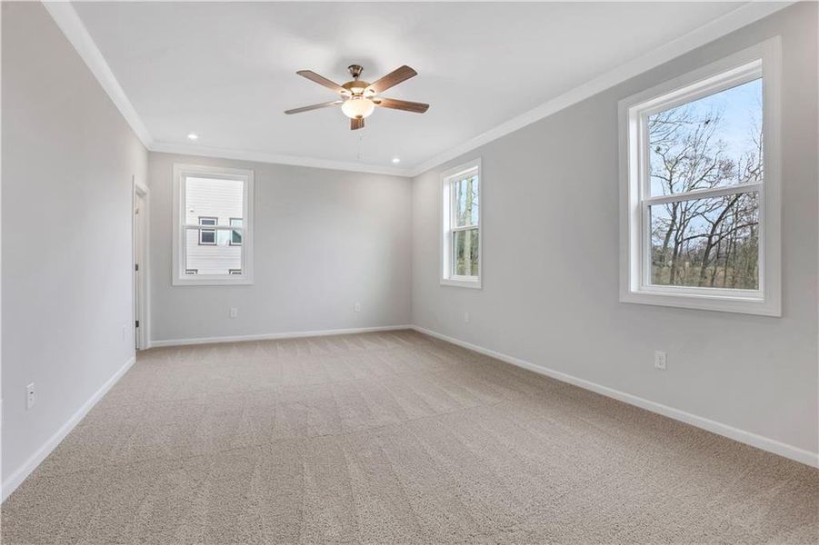 Spacious, unfurnished interior of a new home in Acacia, Cumming (Image 52).