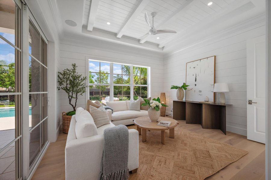 Furnished interior view inside a new home in , North Palm Beach (Image 14). Furnished interior view inside a new home in , North Palm Beach (Image 14).