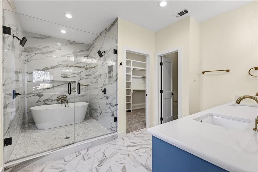 Furnished interior view inside a new home in , Enchanted Oaks (Image 10).