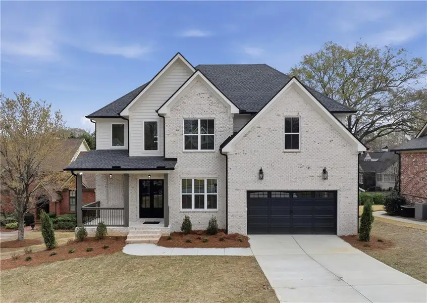 Front exterior of a new home in , Gainesville, GA, highlighting curb appeal (Image 2). Front exterior of a new home in , Gainesville, GA, highlighting curb appeal (Image 2).
