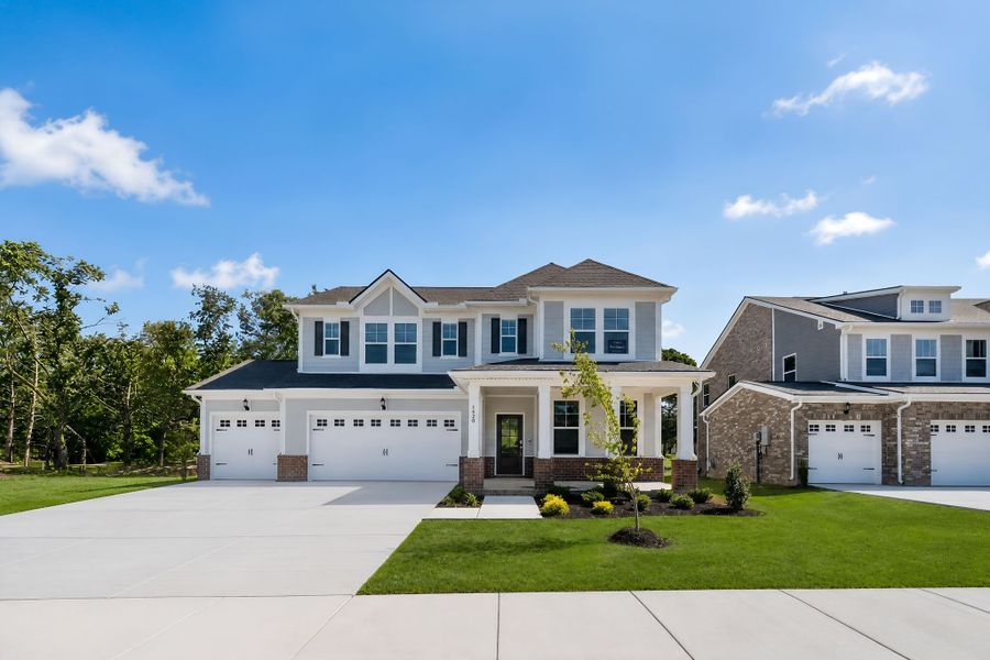 Front exterior of a new home in Ashton Park, Mount Juliet, TN, highlighting curb appeal (Image 1). Front exterior of a new home in Ashton Park, Mount Juliet, TN, highlighting curb appeal (Image 1).