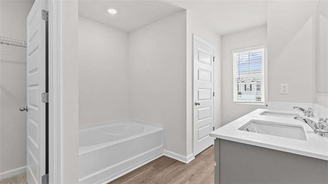 Furnished interior view inside a new home in Echo Glen, Stockbridge (Image 13).