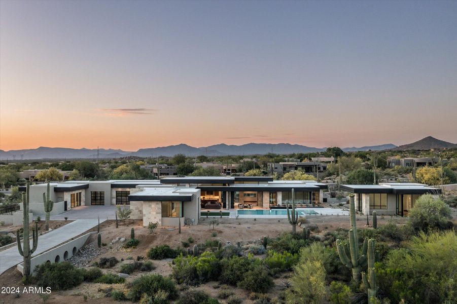 Pinnacle Pavilion at Sunset