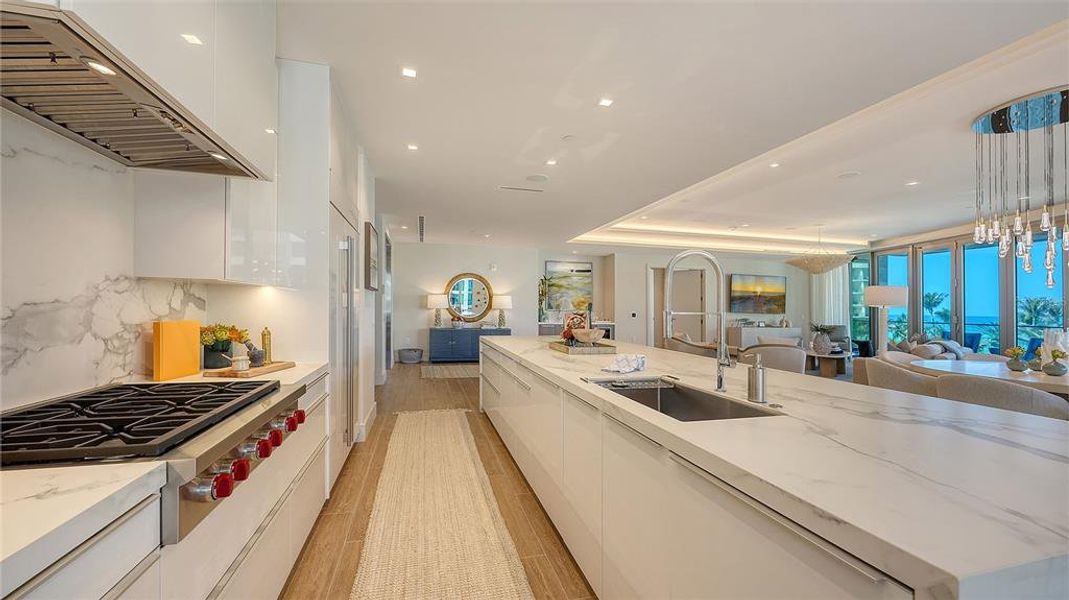 Furnished interior view inside a new home in , Longboat Key (Image 12). Furnished interior view inside a new home in , Longboat Key (Image 12).