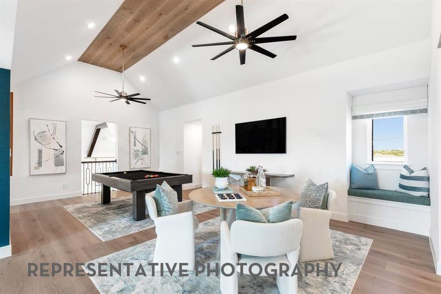 Furnished interior view inside a new home in Mosaic, Celina (Image 27).