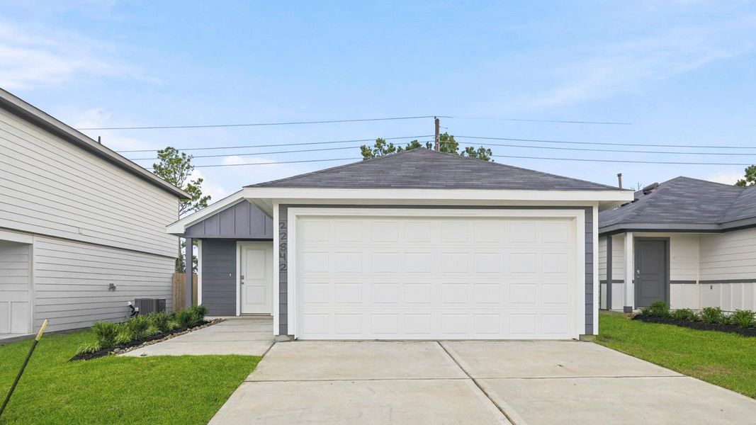 Front exterior of a new home in , China, TX, highlighting curb appeal (Image 17). Front exterior of a new home in , China, TX, highlighting curb appeal (Image 17).