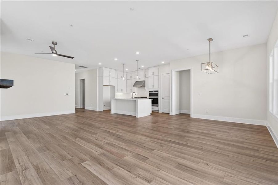 Spacious, unfurnished interior of a new home in The Reserve at Bells Ferry, Kennesaw (Image 29).