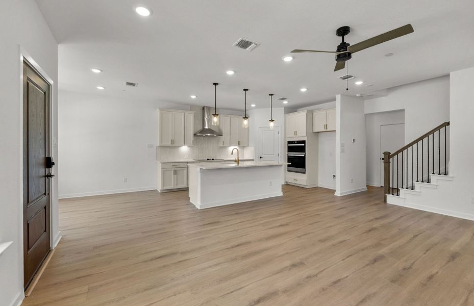 Spacious, unfurnished interior of a new home in Monarch on Main, Round Rock (Image 13). Spacious, unfurnished interior of a new home in Monarch on Main, Round Rock (Image 13).