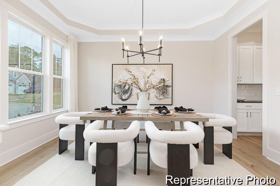 Furnished interior view inside a new home in , Ridgeville (Image 16).