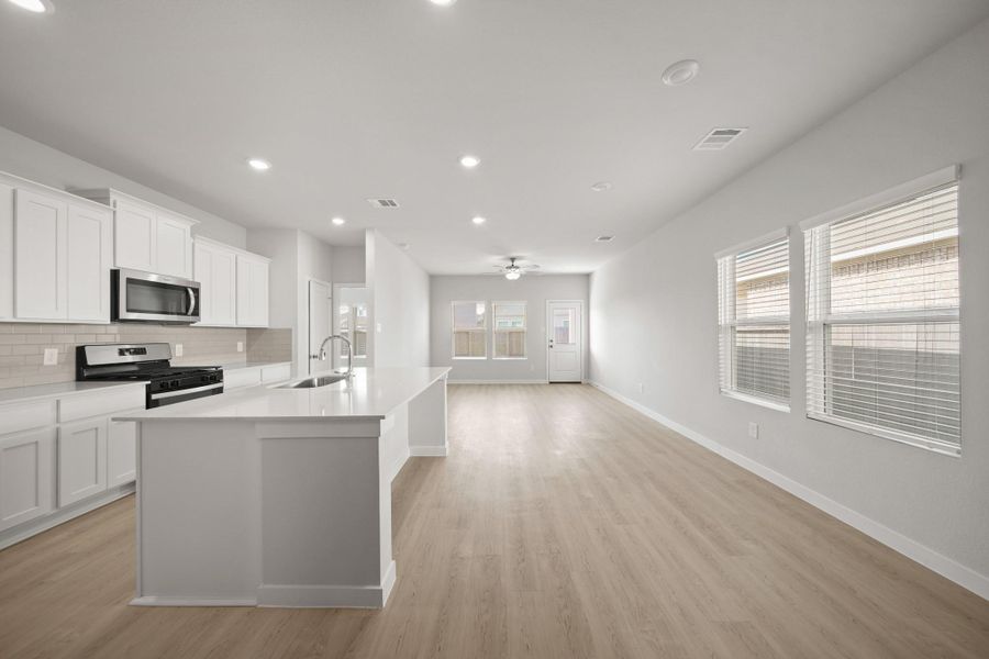 Furnished interior view inside a new home in Willow Trace 45' at Willow Trace, Spring (Image 14).