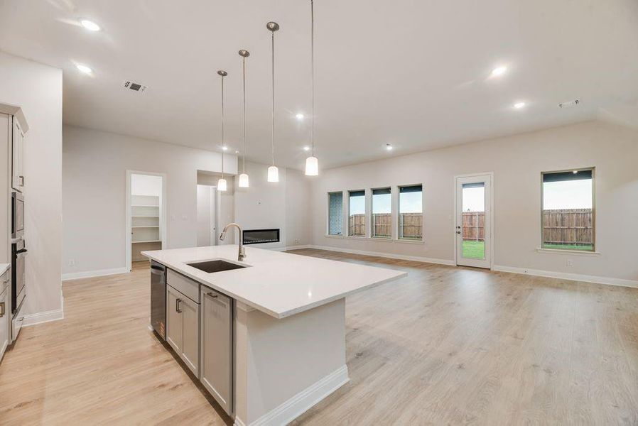 Furnished interior view inside a new home in Sutton Fields, Celina (Image 11).