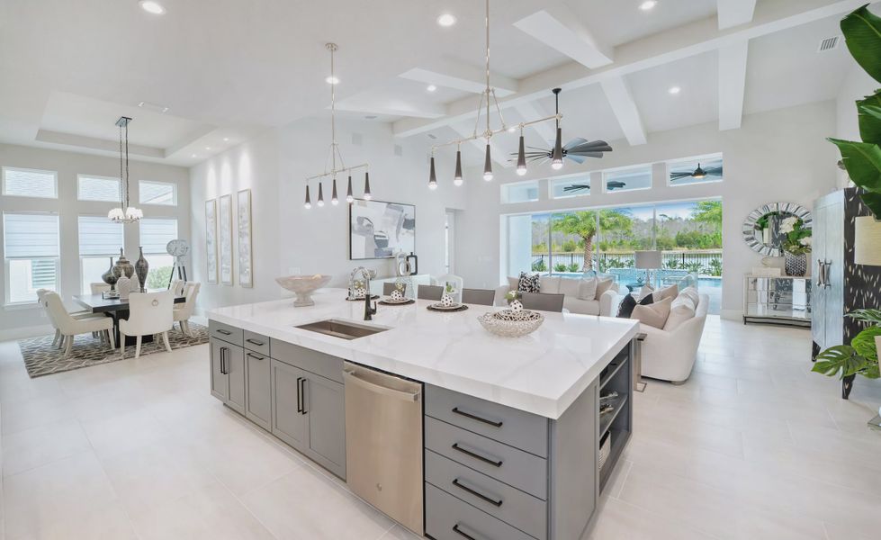 Furnished interior view inside a new home in Mosaic, Daytona Beach (Image 23).
