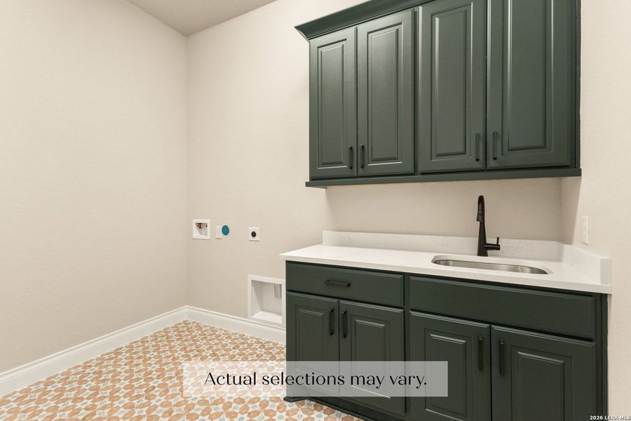 Furnished interior view inside a new home in , New Braunfels (Image 10).