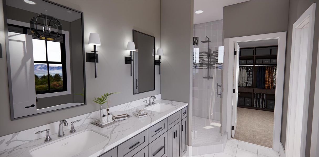 Furnished interior view inside a new home in , Lake Worth (Image 32).