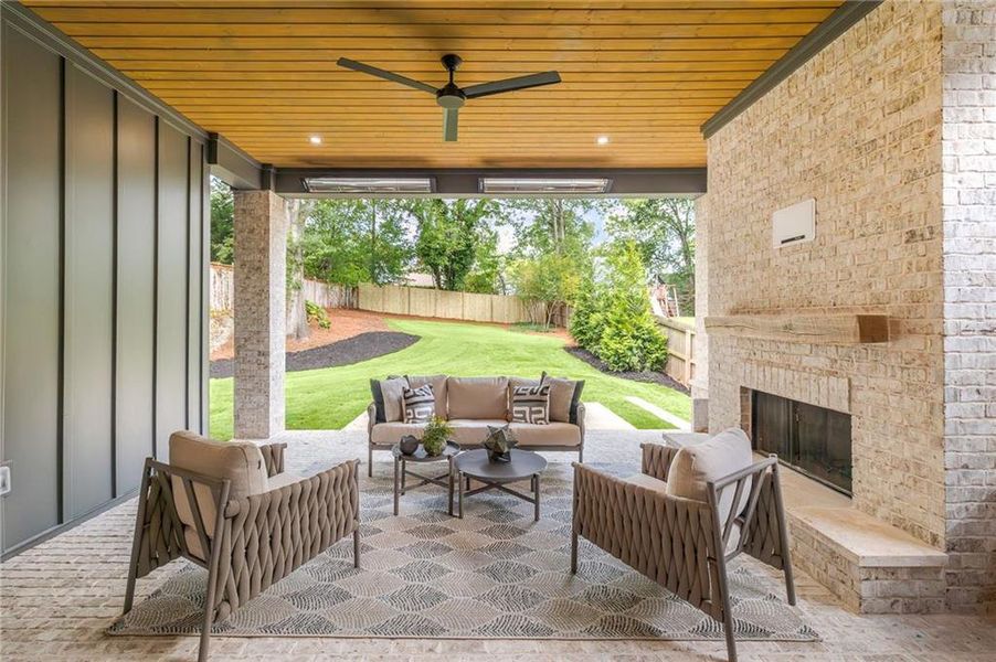 Furnished interior view inside a new home in , Atlanta (Image 30).