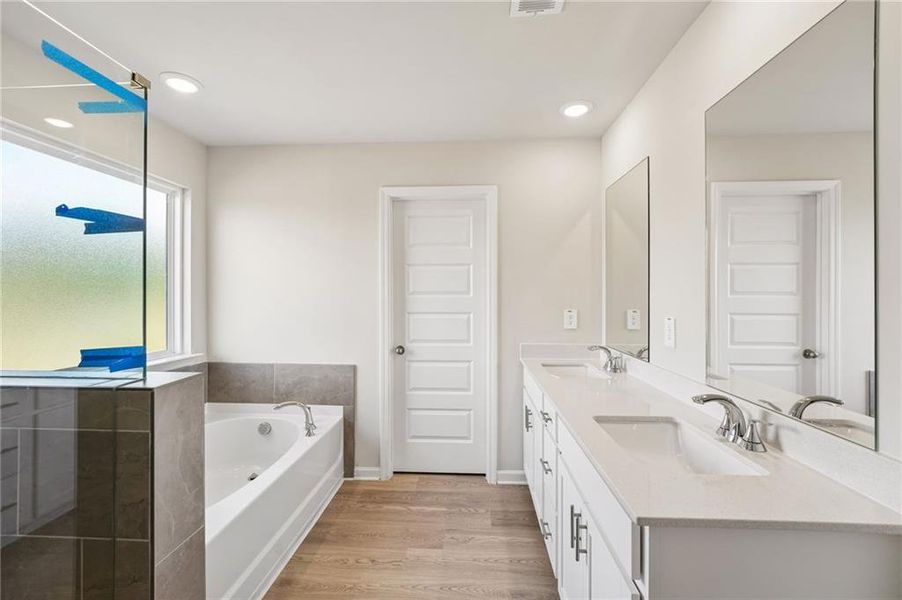Furnished interior view inside a new home in Hemingway - Reserve Series, Cumming (Image 19).