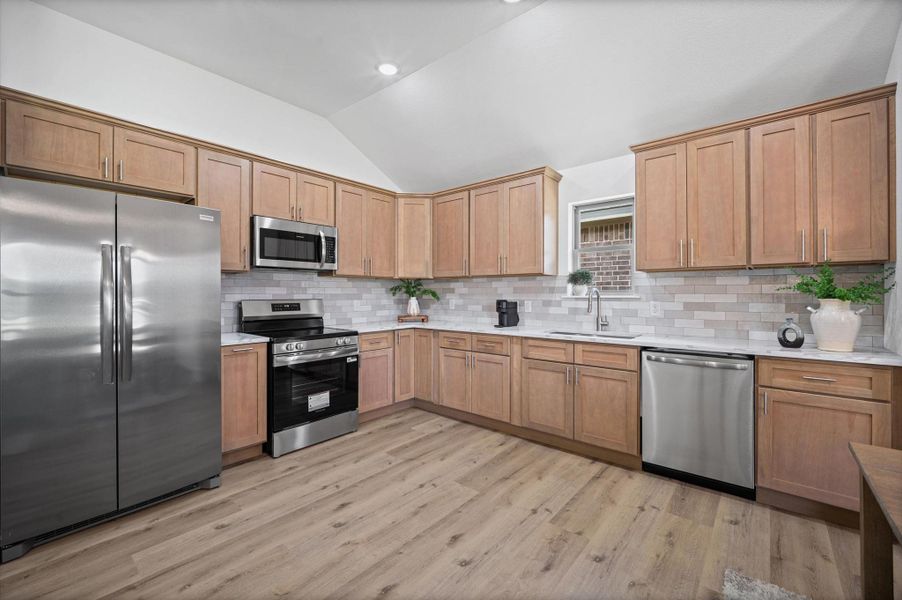 Furnished interior view inside a new home in , Willis (Image 18).