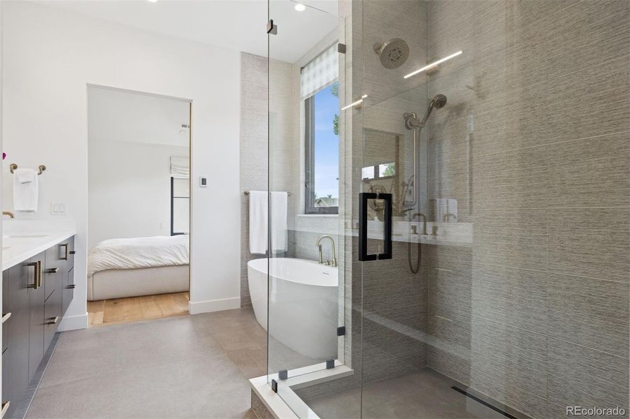 Furnished interior view inside a new home in , Denver (Image 23).