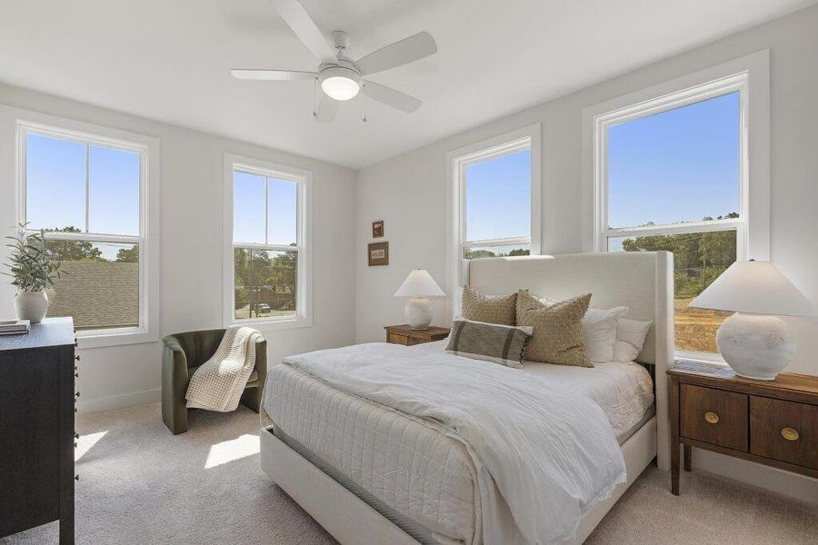 Furnished interior view inside a new home in , Atlanta (Image 10).