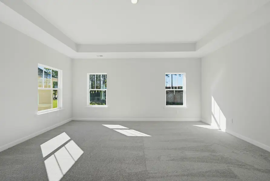 Spacious, unfurnished interior of a new home in Sweetbrier, Durham (Image 28).