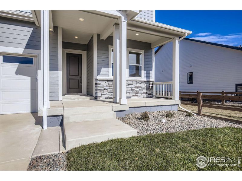 Exterior details and patio area of a home in , Fort Collins (Image 3). Exterior details and patio area of a home in , Fort Collins (Image 3).
