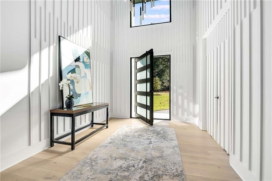 Furnished interior view inside a new home in , Sandy Springs (Image 6). Furnished interior view inside a new home in , Sandy Springs (Image 6).