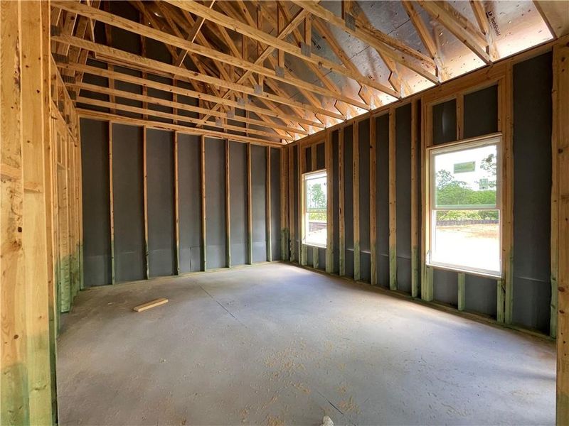 In-progress construction of a new home in , Gainesville, GA (Image 45).