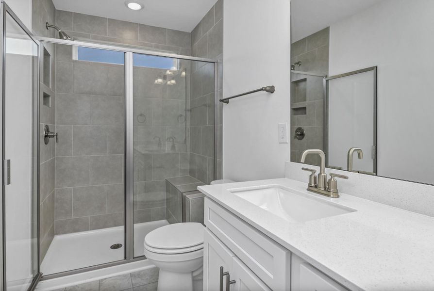 Furnished interior view inside a new home in Lake Carolina Townhomes, Columbia (Image 17).