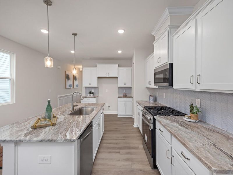Furnished interior view inside a new home in Gregory Village, Lillington (Image 4).