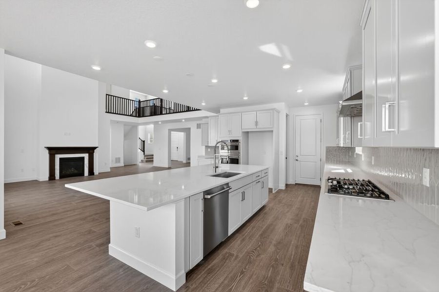 Furnished interior view inside a new home in Macanta, Castle Rock (Image 4).