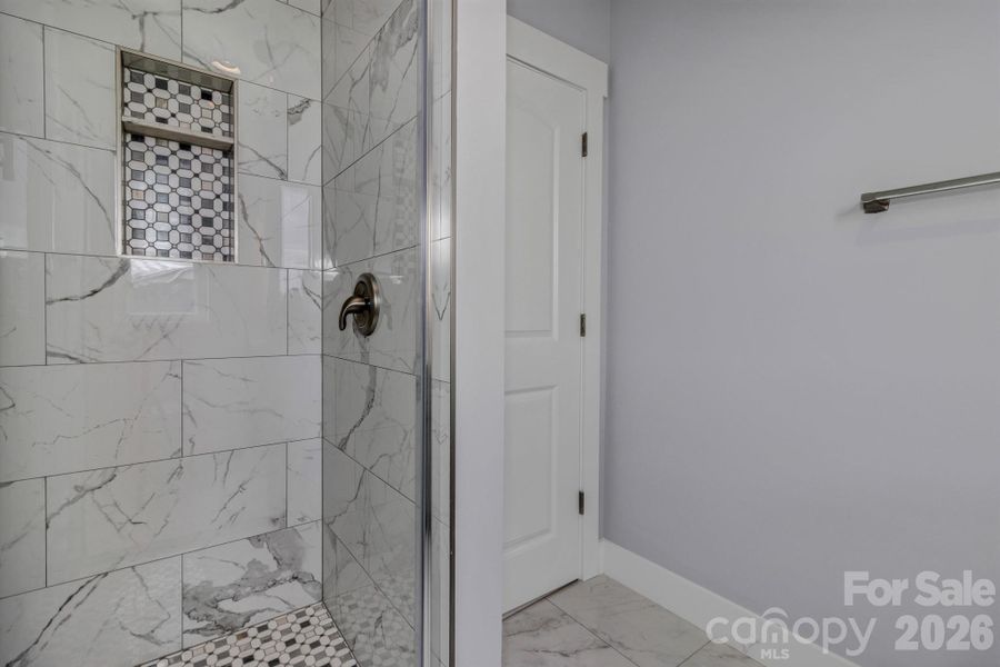 Close-up of interior finishes inside a home in , Asheville (Image 20).