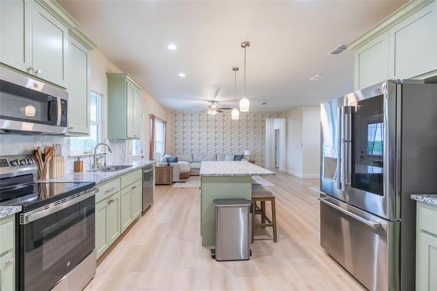 Furnished interior view inside a new home in , Tuscola (Image 4).