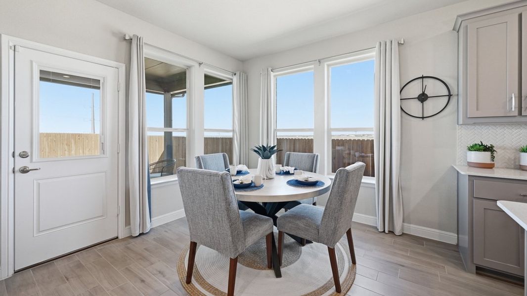 Furnished interior view inside a new home in Bluestem, Rhome (Image 14).