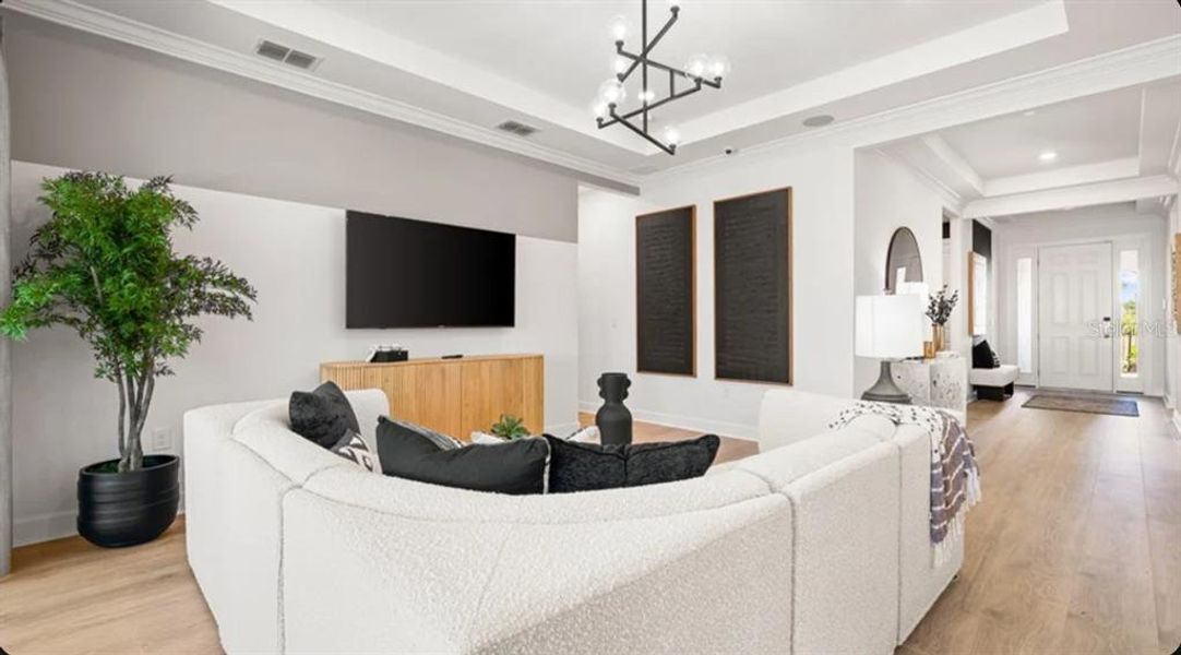 Furnished interior view inside a new home in Skye Ranch Community Group Page, Sarasota (Image 9).