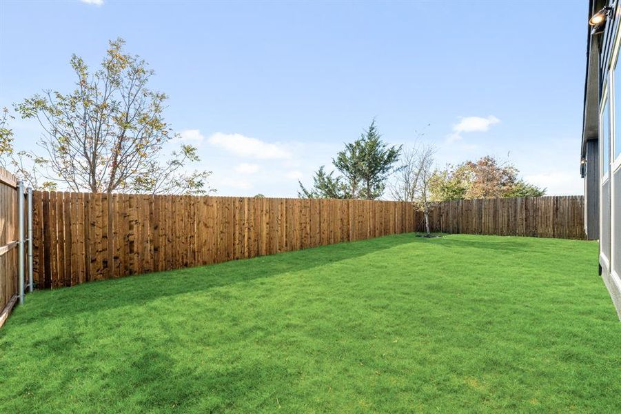 Exterior details and patio area of a home in Willow Wood Classic 50, McKinney (Image 25).