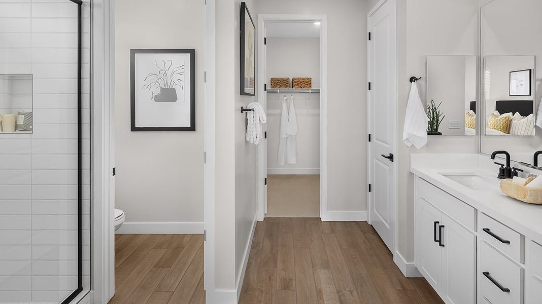 Representative furnished interior of a home built from the 4002 by Risewell Homes in Windstone Ranch North, Surprise (Image 8).
